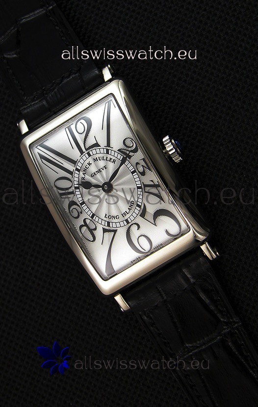 Franck Muller Long Island Ladies Replica Watch in Swiss Quartz Movement Black Strap 