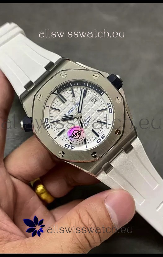 Audemars Piguet Royal Oak 1:1 Ultimate Swiss Replica Watch White Dial Cal.3120 Movement