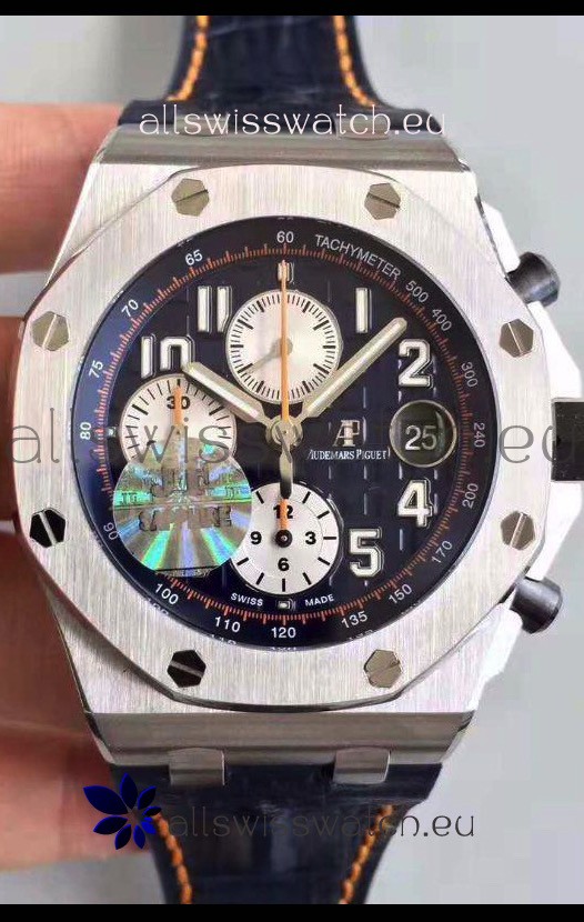Audemars Piguet Royal Oak Offshore Chronograph Blue Dial 904L Steel 1: 1 Mirror 3126 Movement
