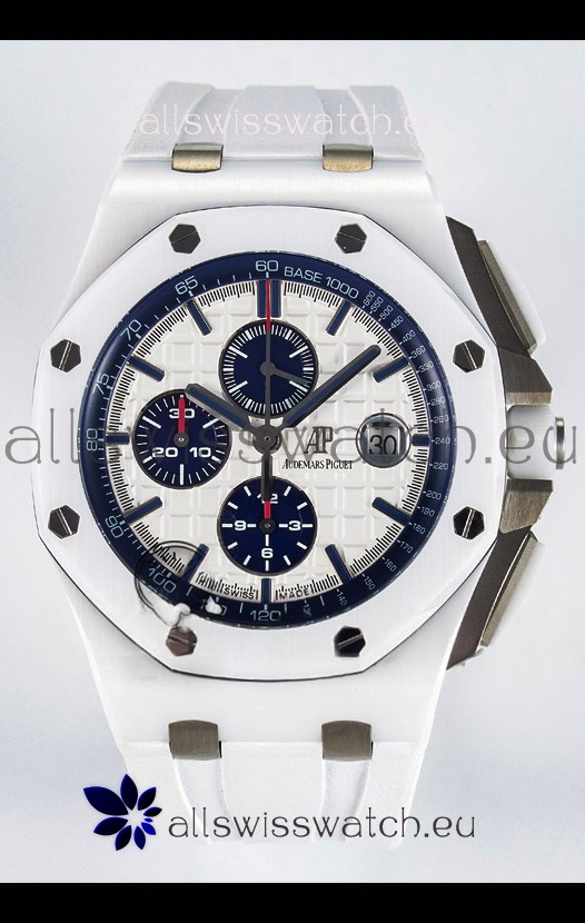 Audemars Piguet Boutique Edition White Dial Ceramic Casing 1:1 Super Clone Replica Watch