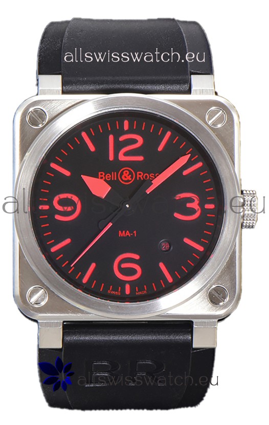 Bell and Ross BR03-92 MA-01 Red Indicators Edition Swiss Replica Watch