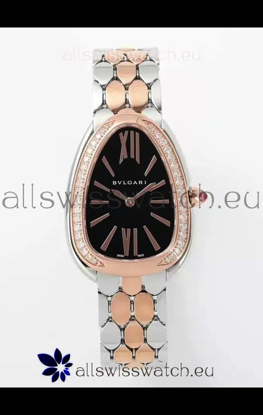 Bvlgari Serpenti Seduttori Edition in Two Tone Rose Gold Casing Super Clone Watch