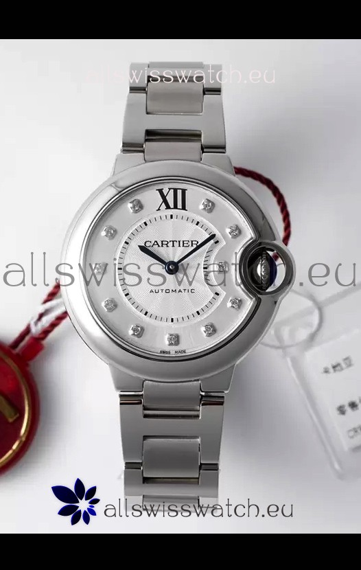 Ballon De Cartier Swiss Automatic 1:1 Mirror Quality 33MM in Steel Casing