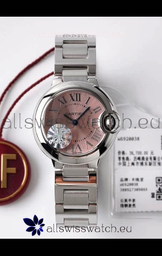 Ballon De Cartier Swiss Quartz 1:1 Mirror Quality 28MM in Steel Casing