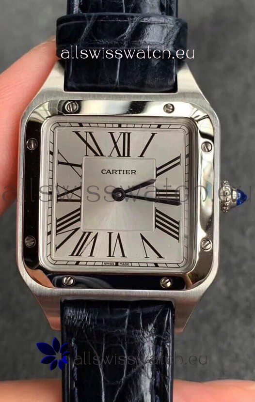 Cartier Santos Dumont 1:1 Mirror Swiss Replica Watch in Steel Casing 42MM 
