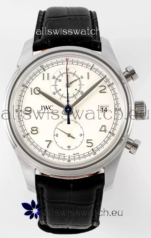 IWC Portugieser Chronograph Classic IW390403 White Dial Swiss Replica Watch