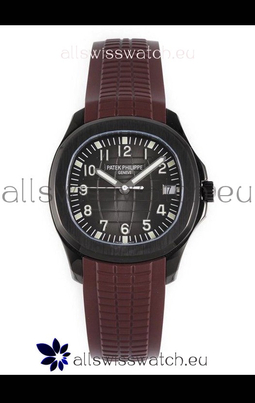 Patek Philippe Aquanaut 5167 Black Venom Edition 1:1 Mirror Replica Watch - Brown Strap