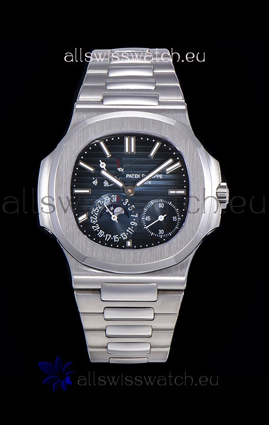 Patek Philippe Nautilus 5712/1A 1:1 Quality Swiss Replica Watch in Blue Dial 