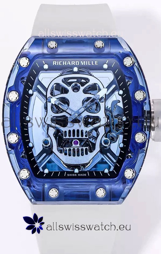 Richard Mille RM52-01 Sapphire Casing with Genuine Tourbillon Movement 1:1 Ultimate Replica