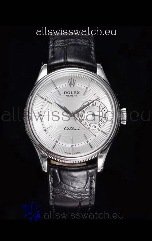 Rolex Cellini Date Ref#50519 Replica 1:1 Mirror 904L Steel Watch White Dial
