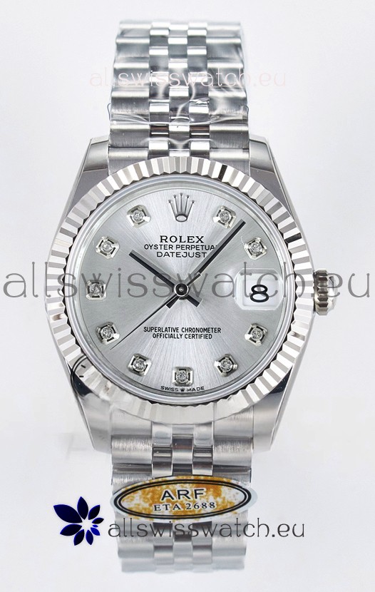 Rolex Super Clone Datejust ETA 2688 Movement 31MM Stainless Steel Case and Dial Watch 