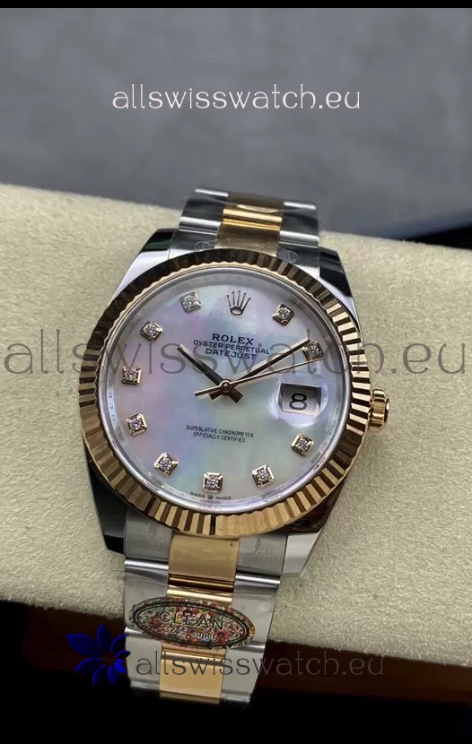 Rolex Datejust 126331 41MM ETA 3235 Swiss 1:1 Mirror Replica Watch in Rose Gold 904L Steel