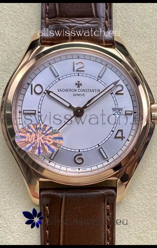 Vacheron Constantin Fiftysix Edition Rose Gold Steel 1:1 Mriror Replica White Dial 