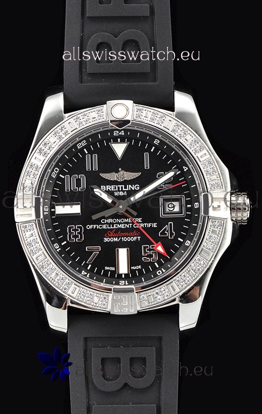 Breitling Avenger Steel GMT Swiss Watch 1:1 Ultimate Edition - Black Dial