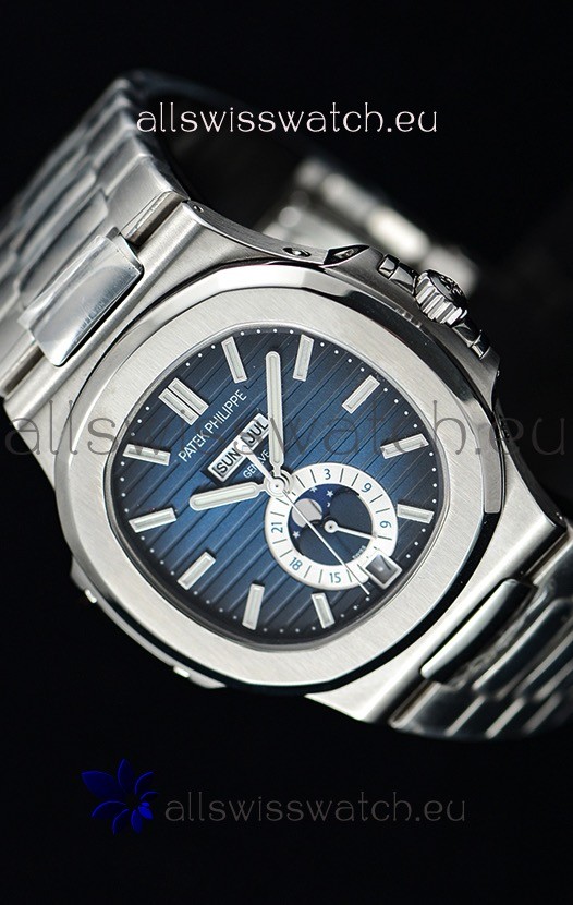 Patek Philippe Nautilus 5726A 1:1 Mirror Swiss Watch Blue Dial