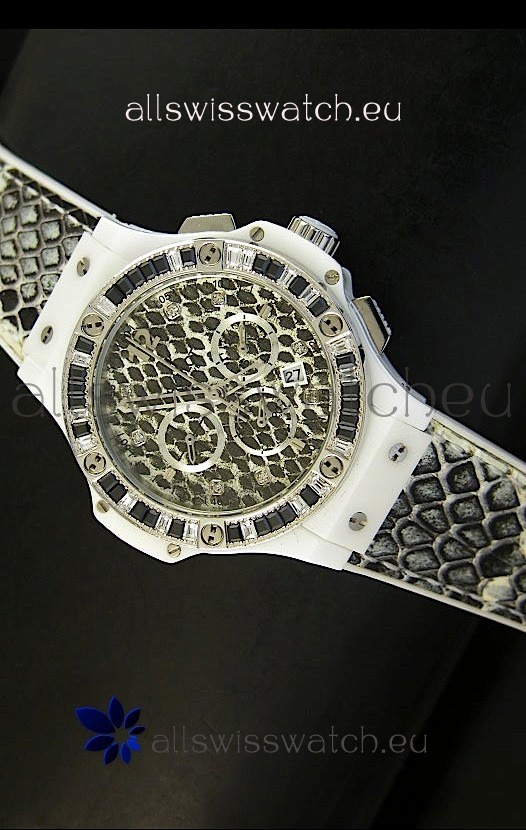 Hublot Big Bang Snow Leopard MARIA HOFL -RIESCH Edition 34MM Watch
