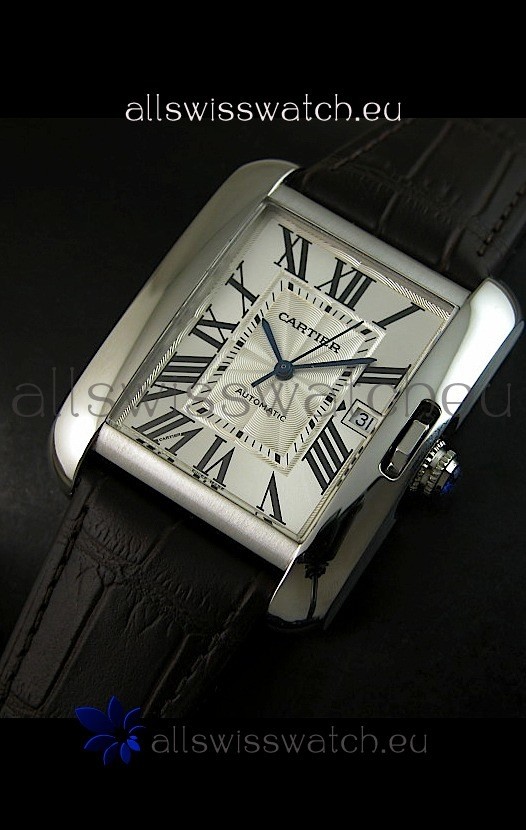 Cartier Tank Swiss Replica Watch 1:1 Mirror Replica Watch - Steel Casing