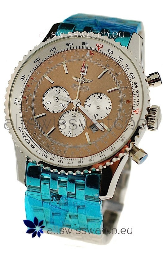 Breitling Navitimer Chronometre Japanese Watch in Brown Dial