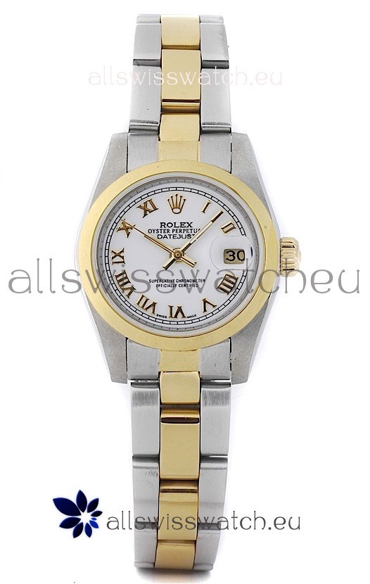 Rolex DateJust Two Tone Lady's Replica Watch