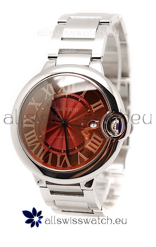 Ballon De Cartier Swiss Replica Watch in Brown Dial