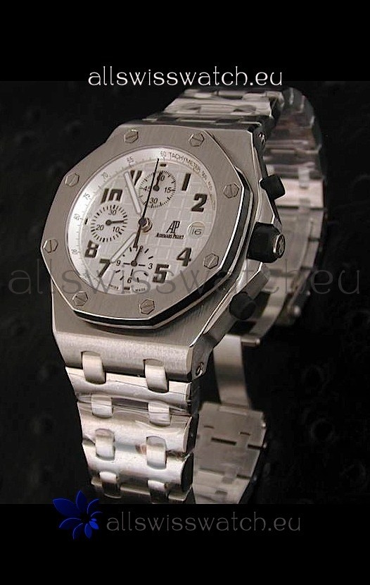 Audemars Piguet Royal Offshore in White Safari Dial - Secs hand 9 O Clock