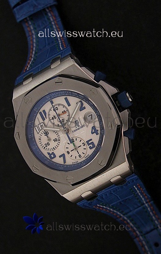 Audemars Piguet Royal Oak Offshore Sachin Tendulkar Swiss Watch - Secs hand at 12 O Clock
