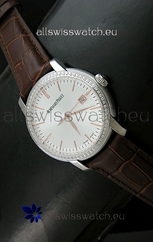 Audemars Piguet Jules Classic Swiss Automatic Watch in White Dial