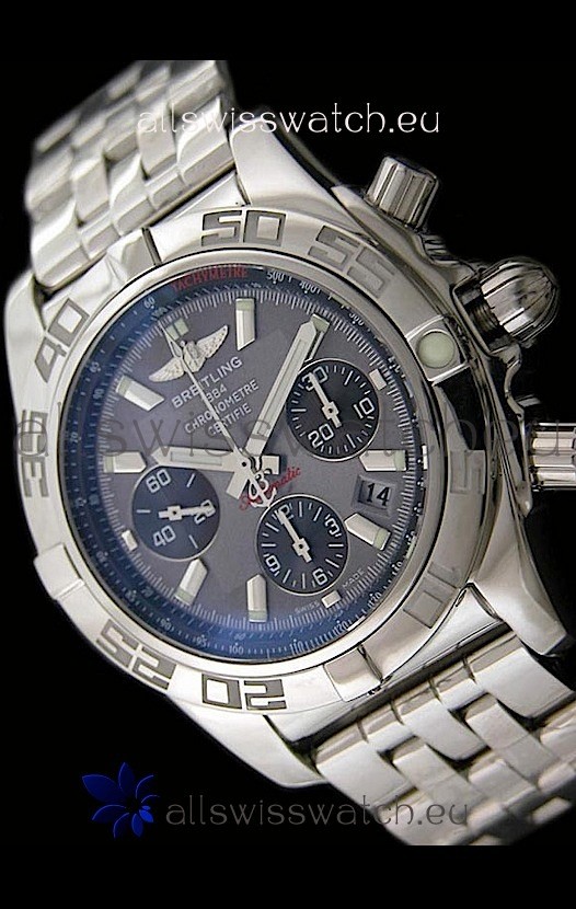 Breitling Chronomat B01 Swiss Replica Watch in Grey Dial