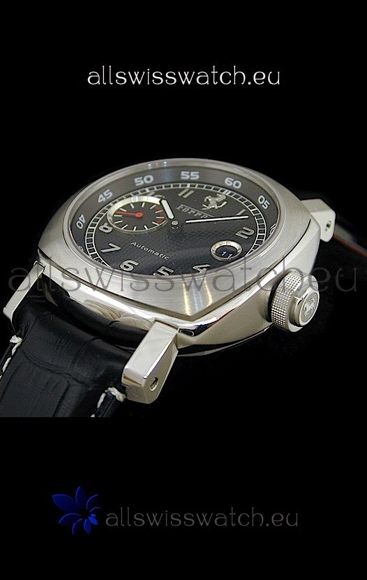 Ferrari Granturismo Swiss Replica Watch in Black Dial