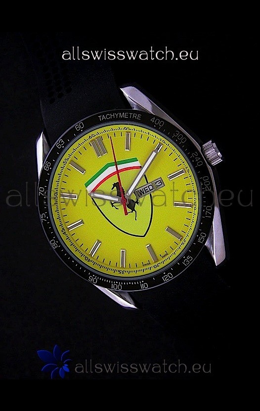 Ferrari Watches in Yellow Dial