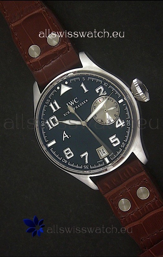 IWC Big Pilot Swiss Replica Watch in Black Dial
