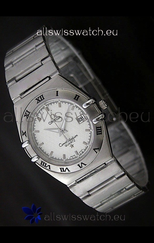 Omega Constellation Quartz in White Dial