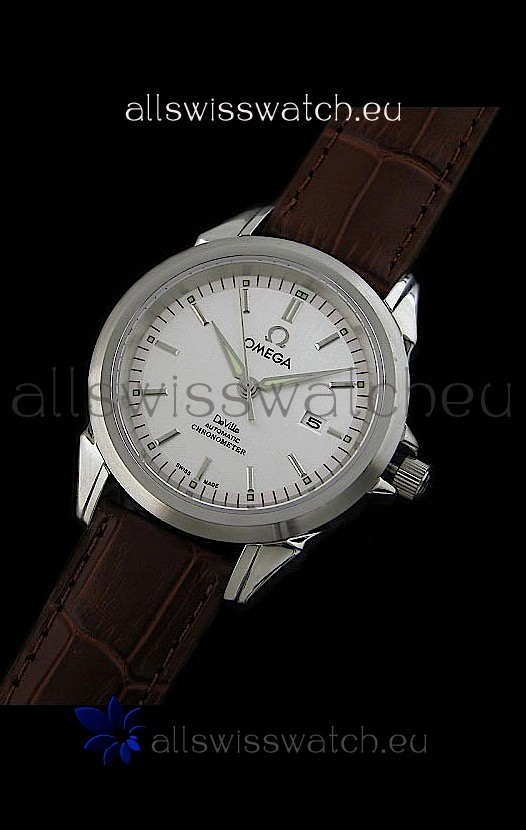 Omega De Ville Co Axial Automatic Watch in White