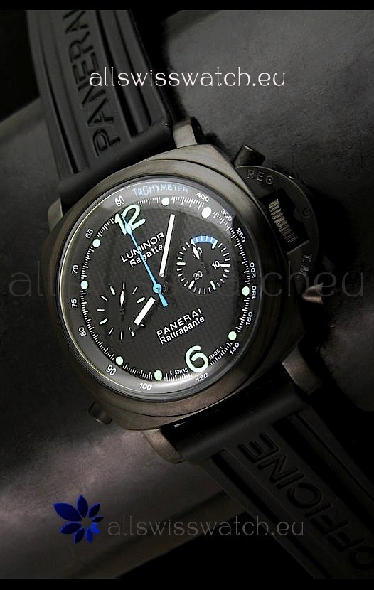 Panerai Luminor Regatta Flyback Swiss Watch PVD Casing