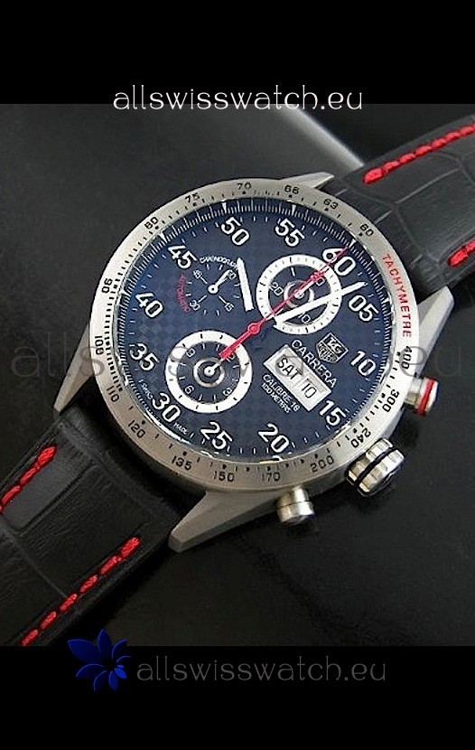 Tag Heuer Carrera Calibre 16 Japanese Titanium Watch 