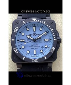 Bell & Ross BR03-92 Divers Edition PVD Coated 1:1 Mirror Replica Blue Dial