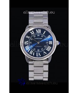 Cartier "Ronde De Cartier" 1:1 Mirror Replica 904L Stainless Steel Casing in Blue Dial