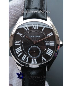 Drive De Cartier 1:1 Mirror Replica Watch in Stainless Steel - White Dial 