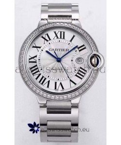 Ballon De Cartier Automatic 1:1 Mirror Swiss Replica Watch in 904L Steel Casing - 36MM