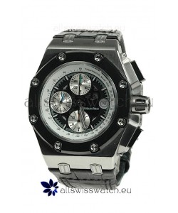 Audemars Piguet Royal Oak Offshore Rubens Barrichello Limited Edition Swiss Watch in Black Dial