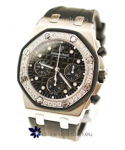Audemars Piguet Royal Oak Offshore Alinghi Limited Edition Swiss Replica Watch in Diamond Bezel