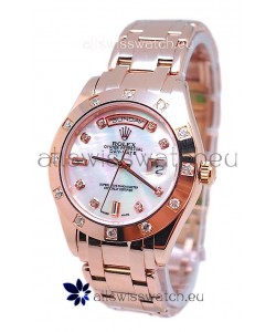 Rolex Day Date White Mother of Pearl Japanese Replica Watch