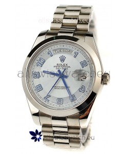Rolex Day Date Silver Japanese Replica Watch