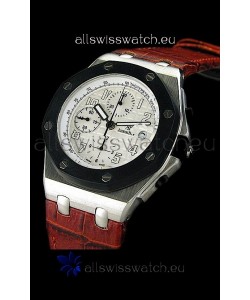 Audemars Piguet Royal Oak Watch in Rubber Bezel - Secs hand 9 O Clock