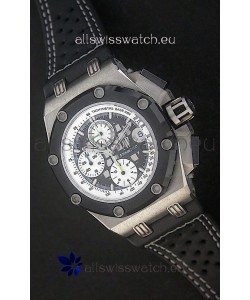 Audemars Piguet Royal Oak Offshore Rubens Barrichello Titanium Swiss Watch - Secs hand 12 O Clock