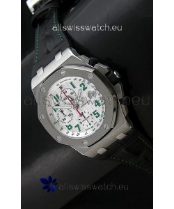 Audemars Piguet Royal Oak Offshore Pride of Mexico Swiss Watch - Secs hands at 12 O'Clock