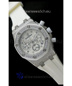 Audemars Piguet Royal Oak Ladies Alinghi Limited Edition Japanese Watch in White
