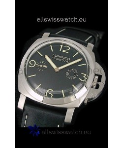 Panerai Luminor 8 Days Swiss Watch in Black Dial
