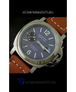 Panerai Luminor Marina Swiss Automatic Watch in Blue Dial