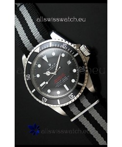Rolex Oyster Vintage Date Sea-dewller Submariner Japanese Replica Watch in Black Dial